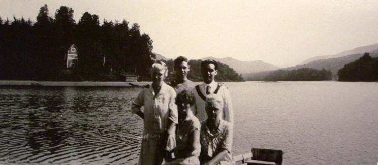 Federico García Lorca with the Cummings family, August 1929